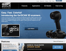 Tablet Screenshot of goscan3d.com